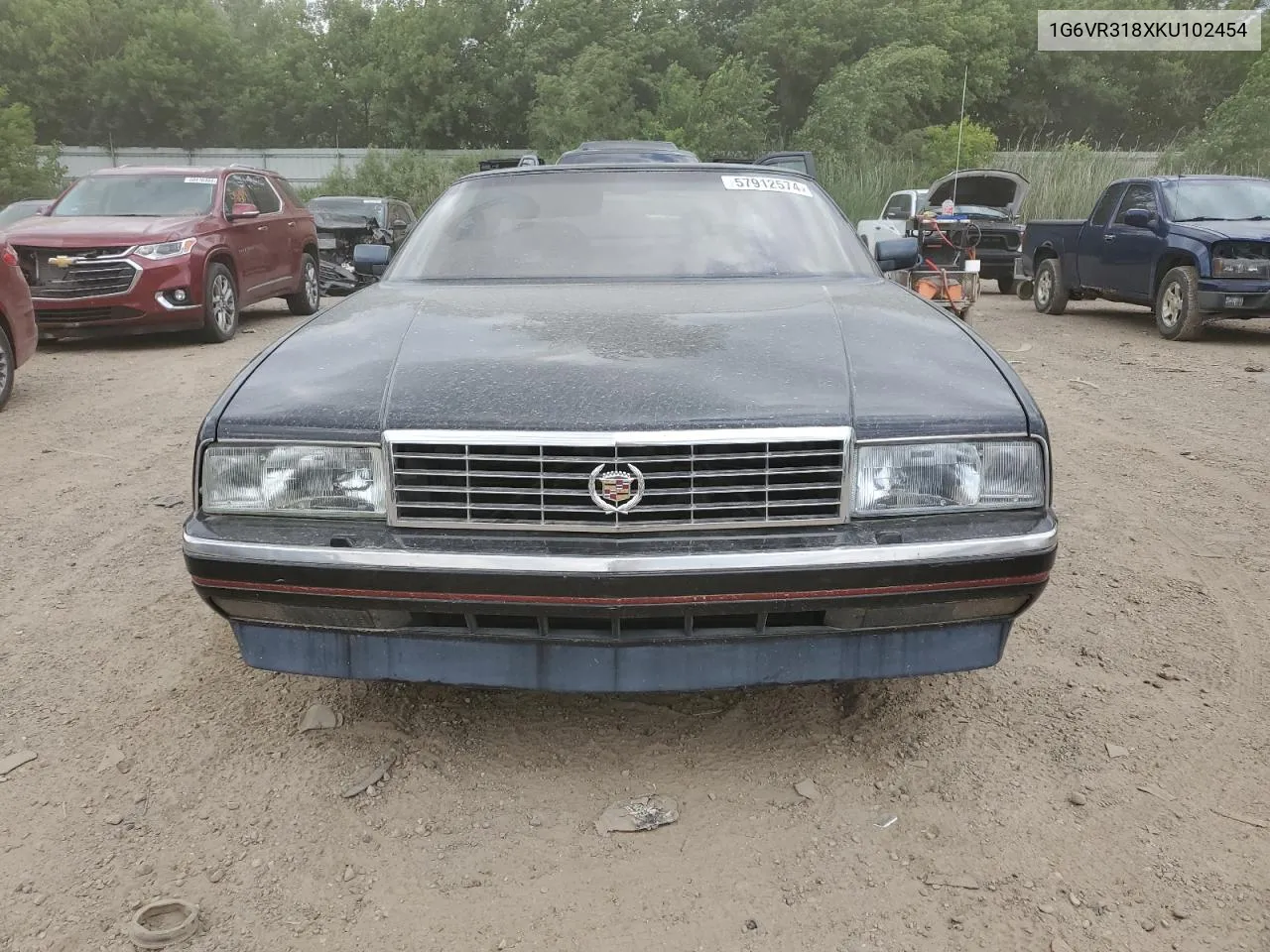 1G6VR318XKU102454 1989 Cadillac Allante