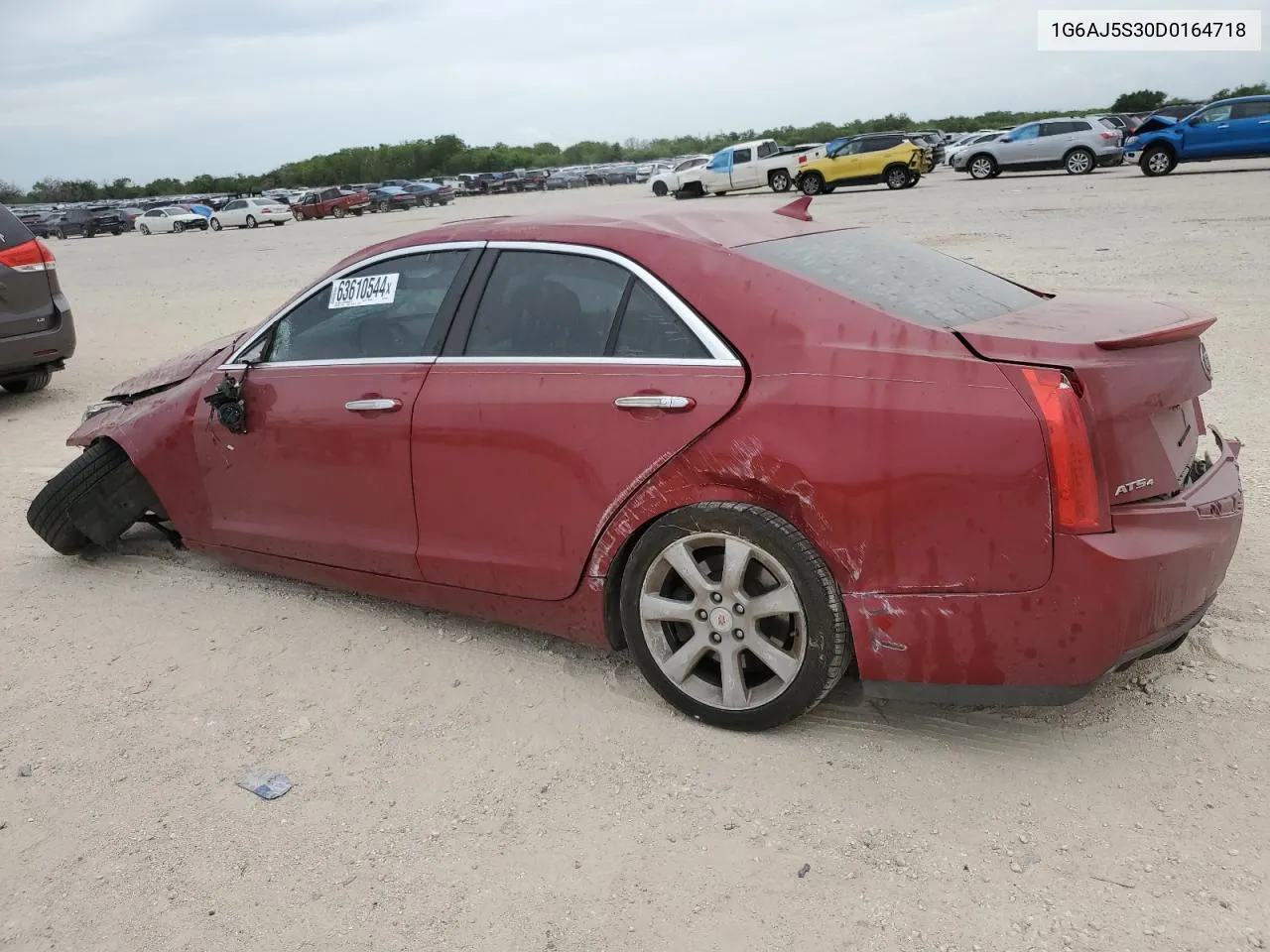 2013 Cadillac Ats Performance VIN: 1G6AJ5S30D0164718 Lot: 63610544