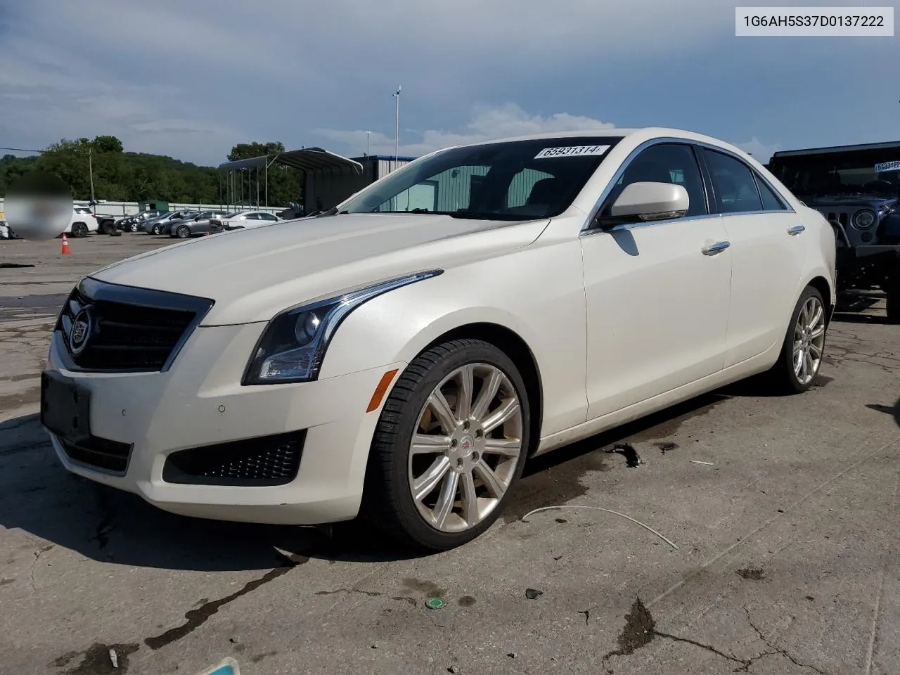 1G6AH5S37D0137222 2013 Cadillac Ats Luxury