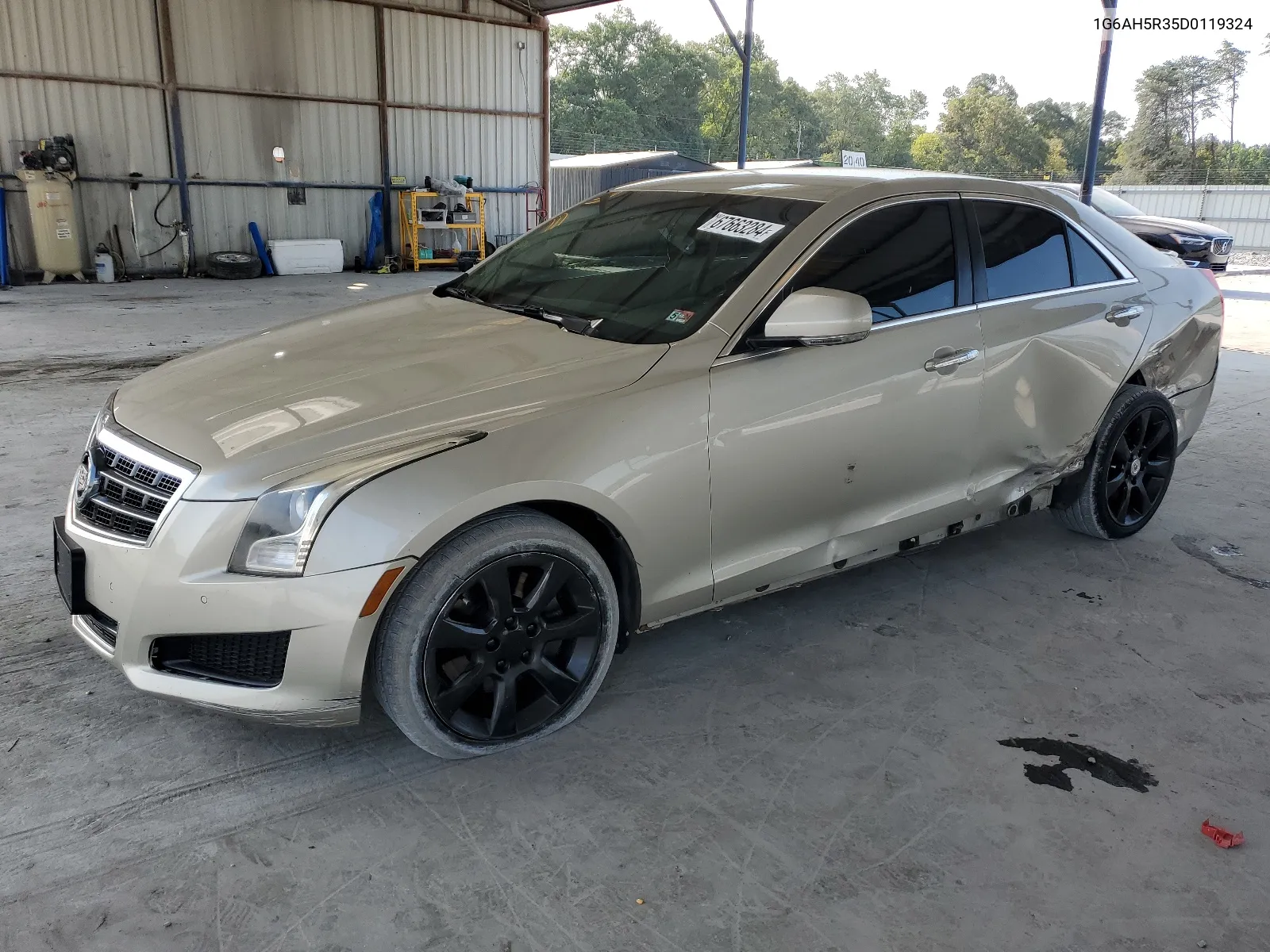 2013 Cadillac Ats Luxury VIN: 1G6AH5R35D0119324 Lot: 67663284