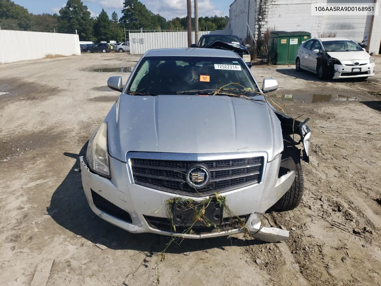 2013 Cadillac Ats VIN: 1G6AA5RA9D0168951 Lot: 72522314