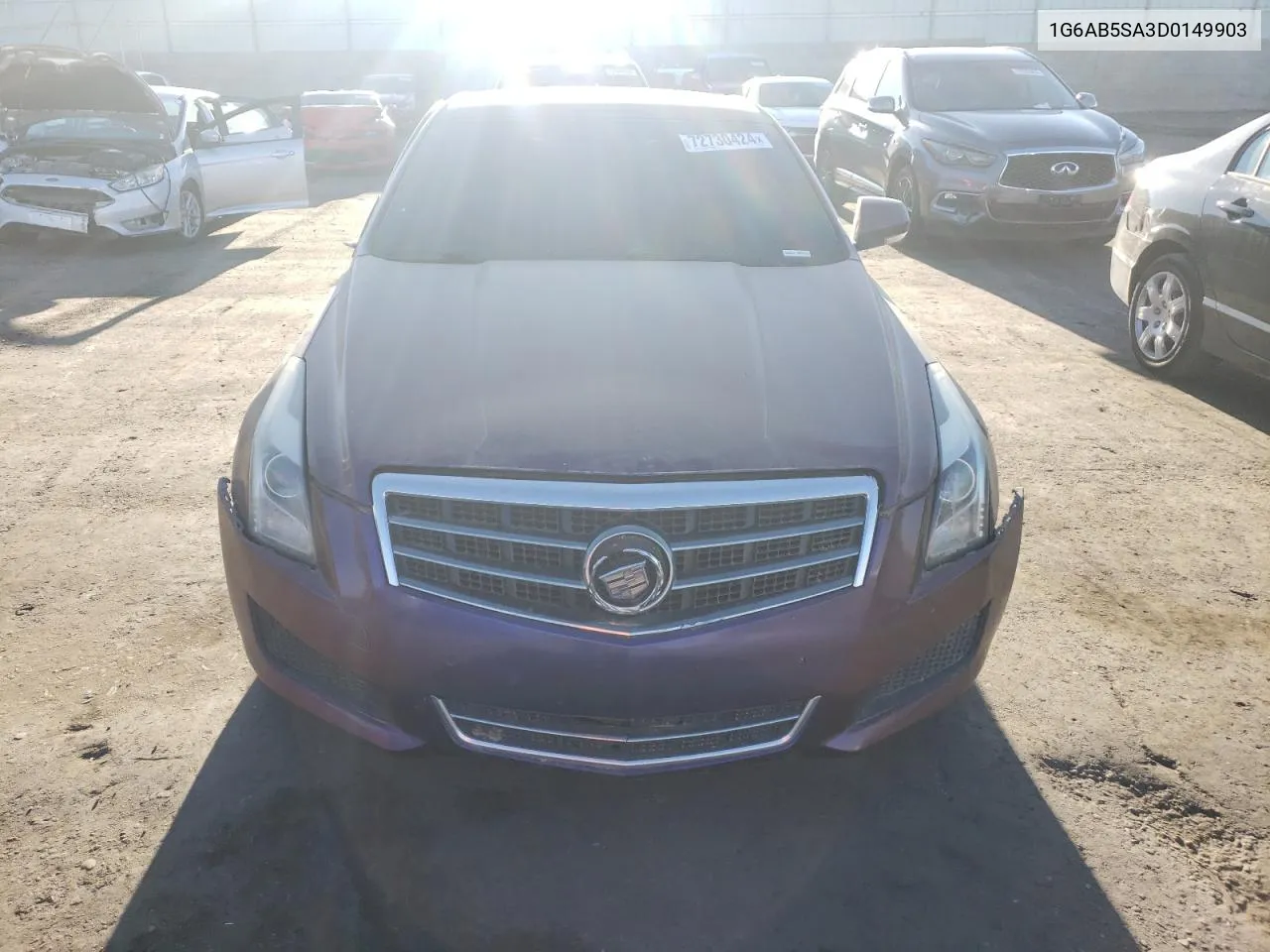 2013 Cadillac Ats Luxury VIN: 1G6AB5SA3D0149903 Lot: 72730424