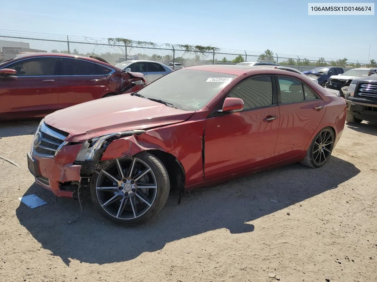 2013 Cadillac Ats Premium VIN: 1G6AM5SX1D0146674 Lot: 75220464