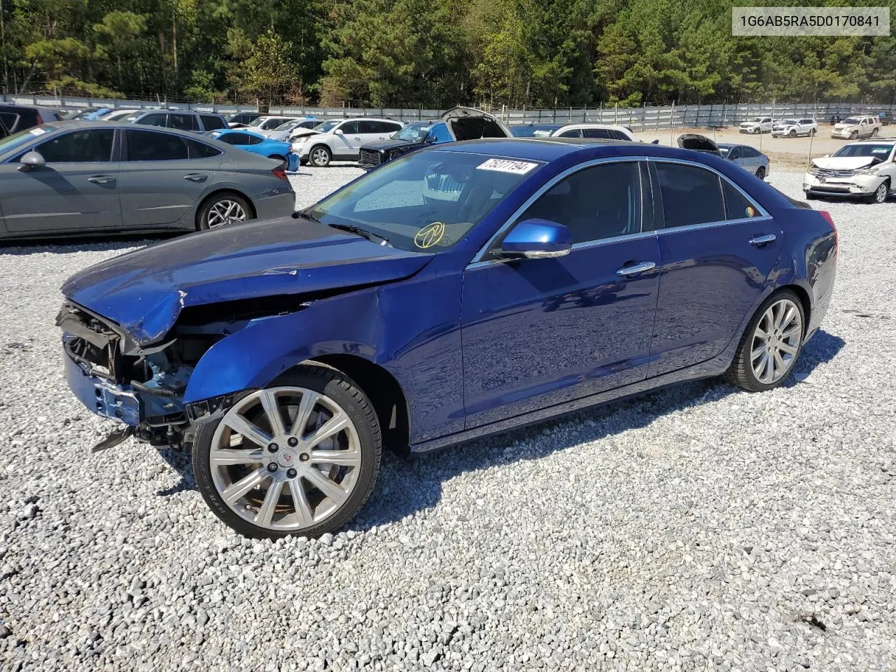 2013 Cadillac Ats Luxury VIN: 1G6AB5RA5D0170841 Lot: 75277194