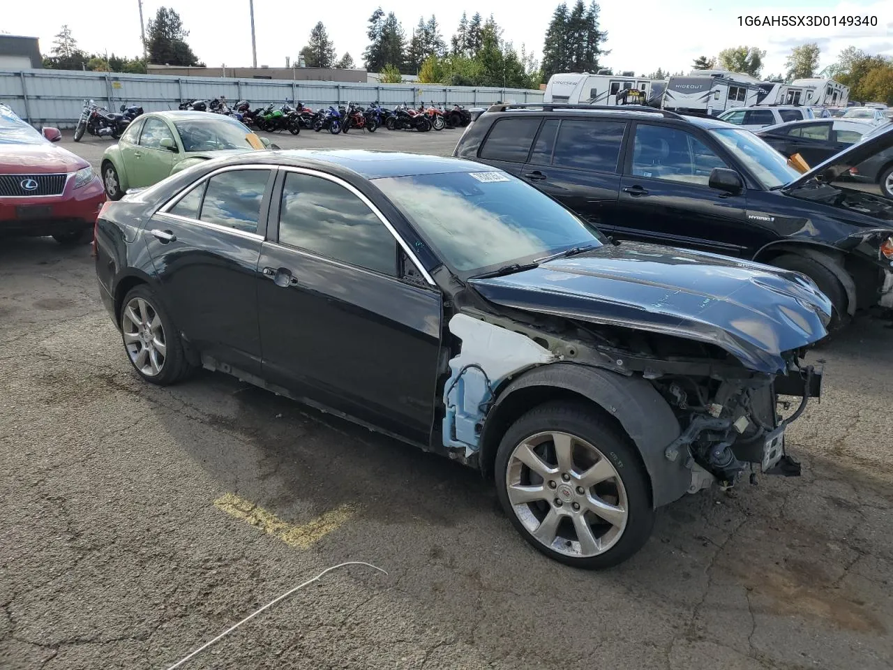 2013 Cadillac Ats Luxury VIN: 1G6AH5SX3D0149340 Lot: 76381254