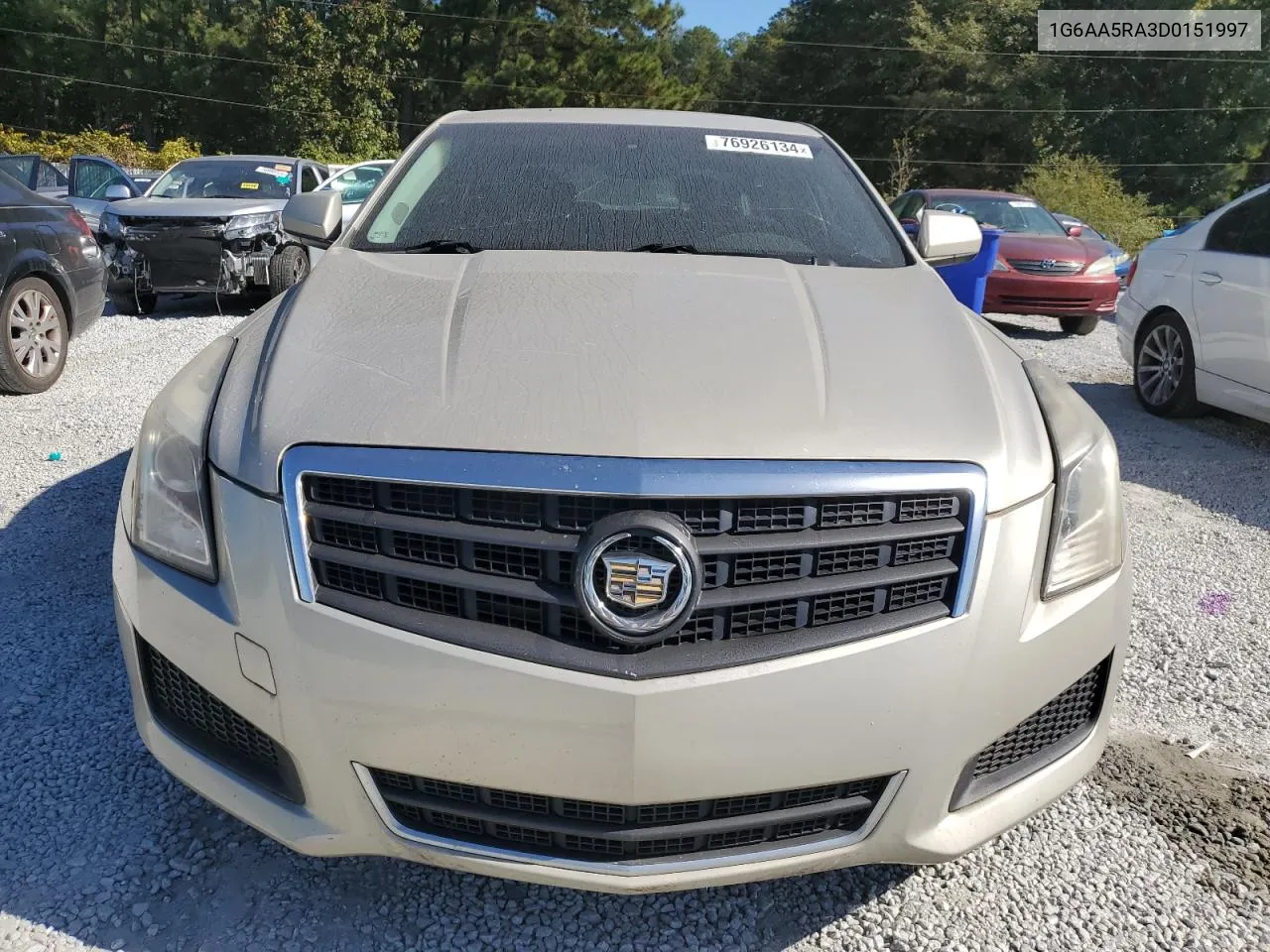 2013 Cadillac Ats VIN: 1G6AA5RA3D0151997 Lot: 76926134