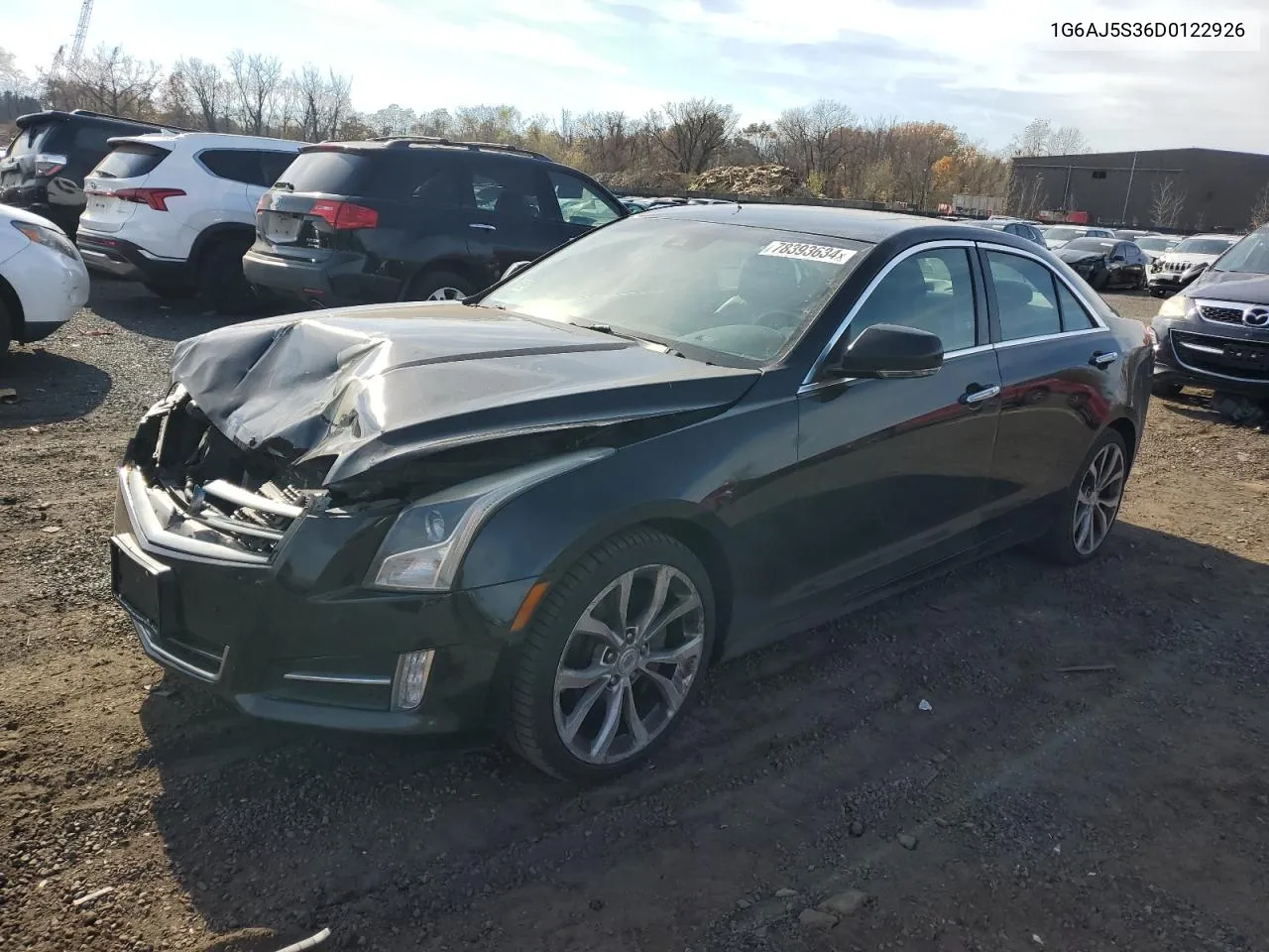 2013 Cadillac Ats Performance VIN: 1G6AJ5S36D0122926 Lot: 78393634