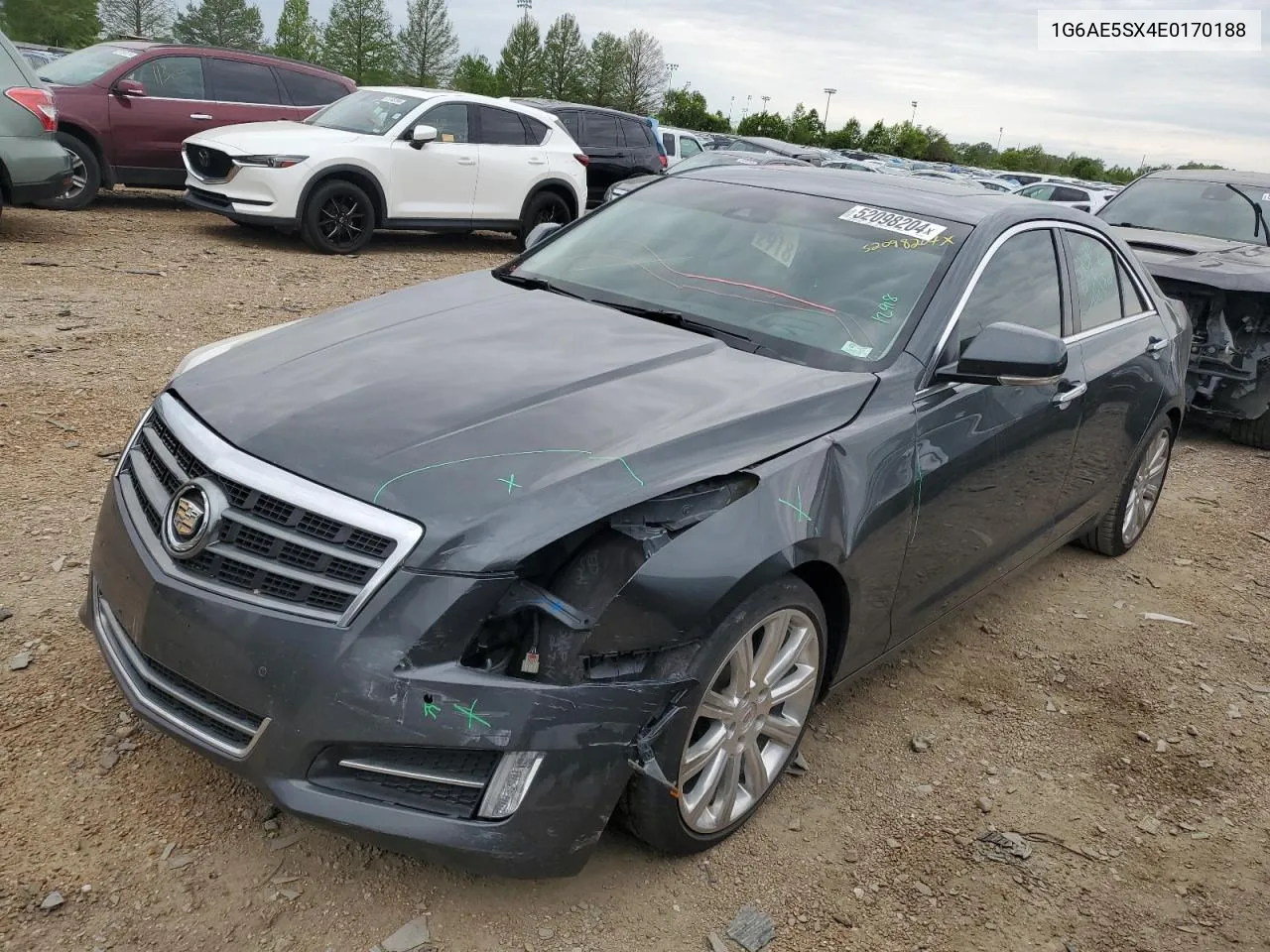 1G6AE5SX4E0170188 2014 Cadillac Ats Premium