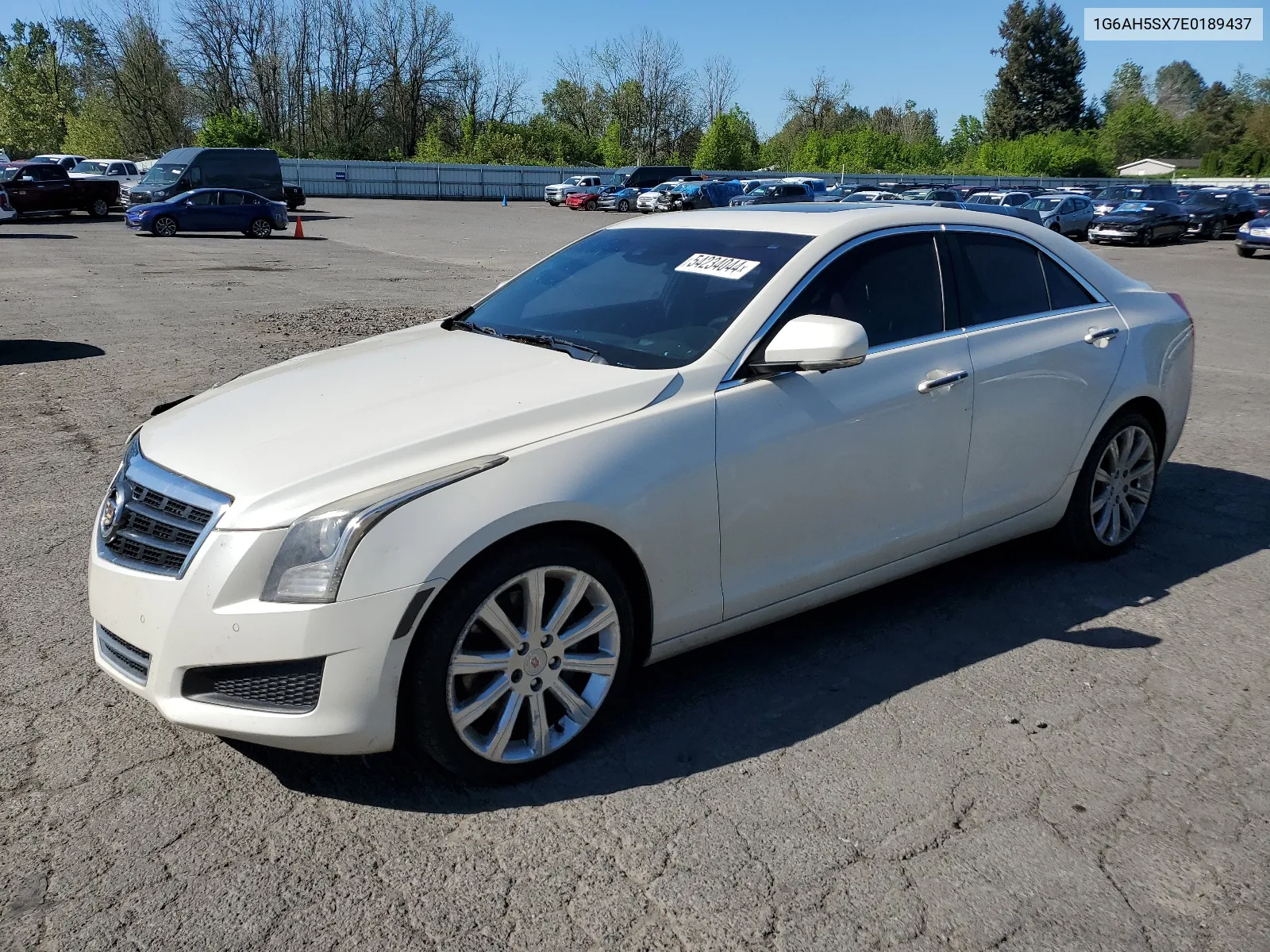 1G6AH5SX7E0189437 2014 Cadillac Ats Luxury