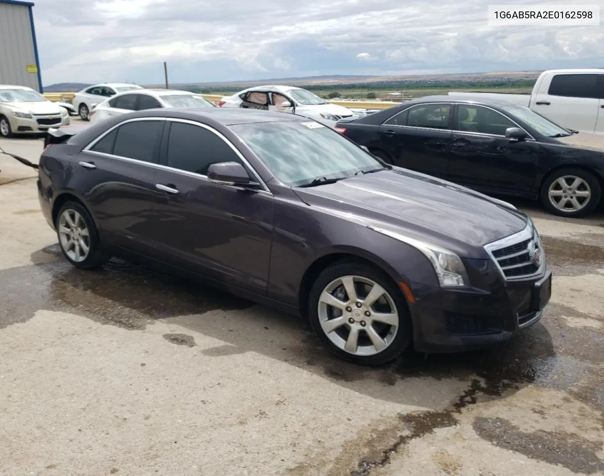 2014 Cadillac Ats Luxury VIN: 1G6AB5RA2E0162598 Lot: 60472774