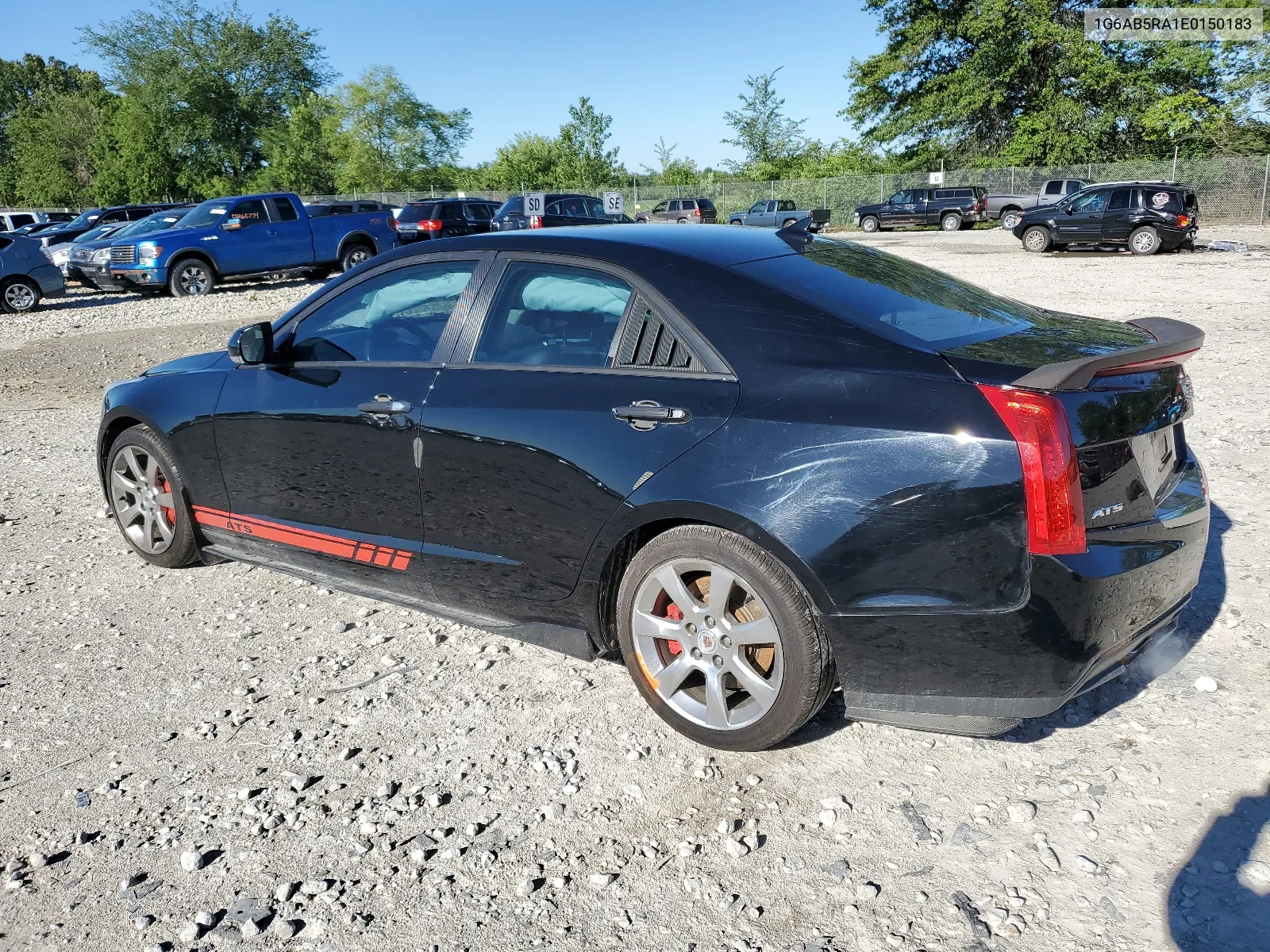 1G6AB5RA1E0150183 2014 Cadillac Ats Luxury