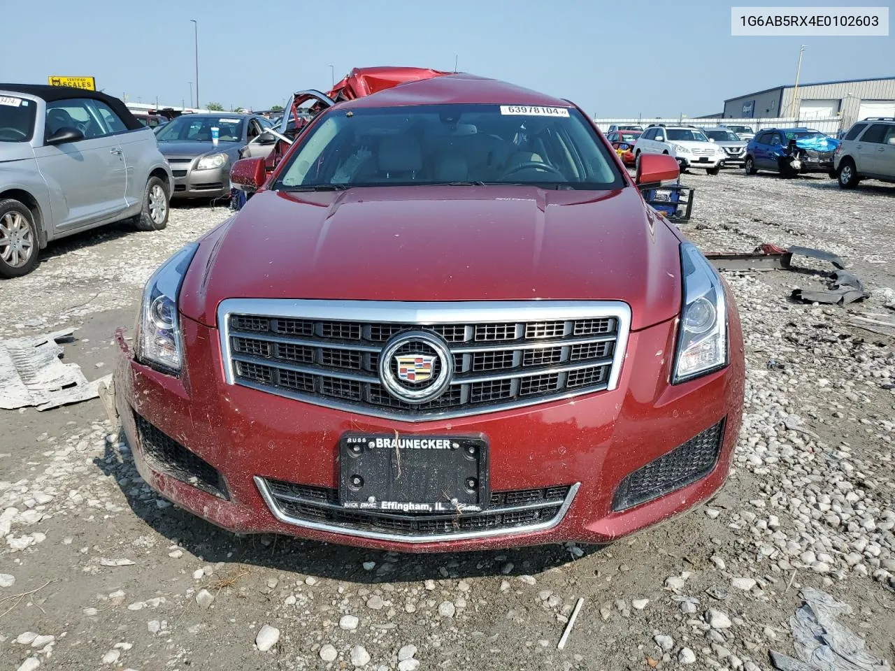 2014 Cadillac Ats Luxury VIN: 1G6AB5RX4E0102603 Lot: 63978104