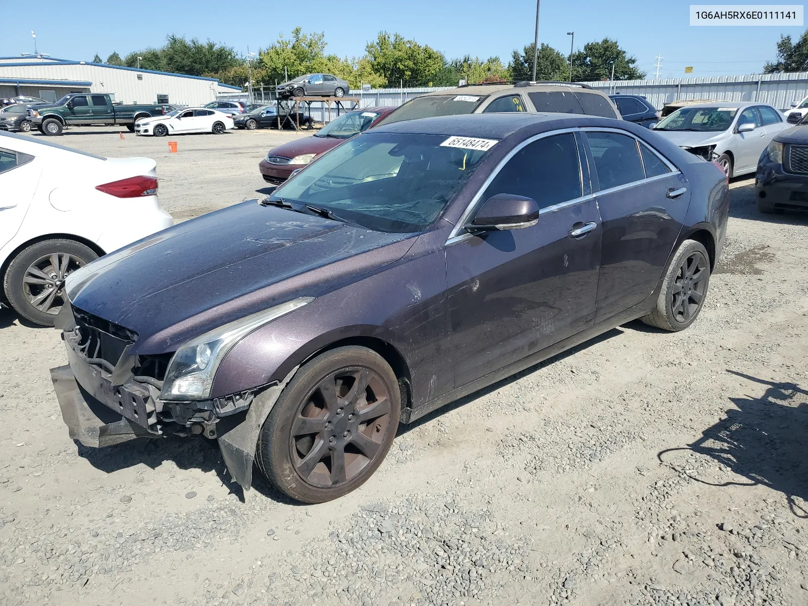 2014 Cadillac Ats Luxury VIN: 1G6AH5RX6E0111141 Lot: 65148474