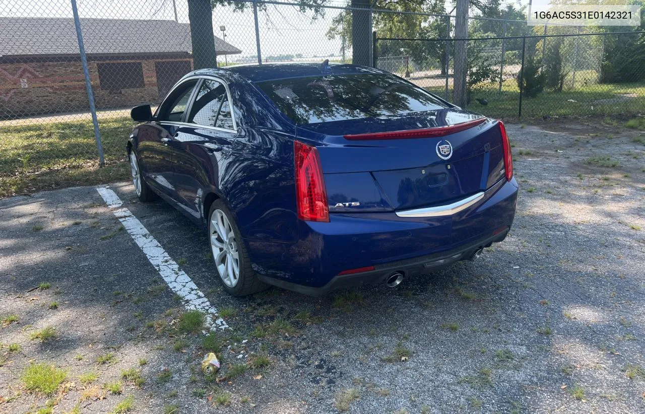 2014 Cadillac Ats Performance VIN: 1G6AC5S31E0142321 Lot: 69816494