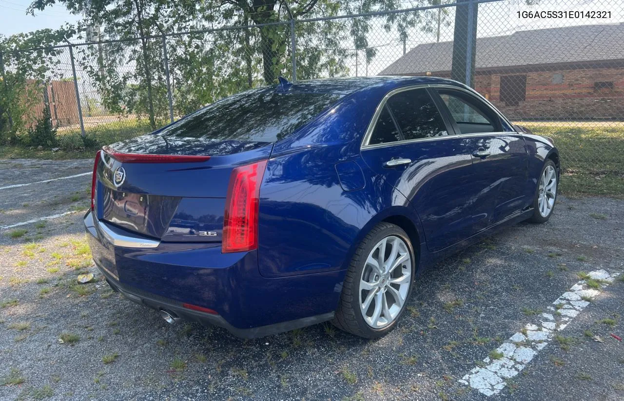 1G6AC5S31E0142321 2014 Cadillac Ats Performance