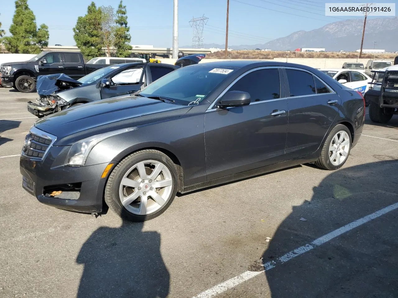 2014 Cadillac Ats VIN: 1G6AA5RA4E0191426 Lot: 72077534