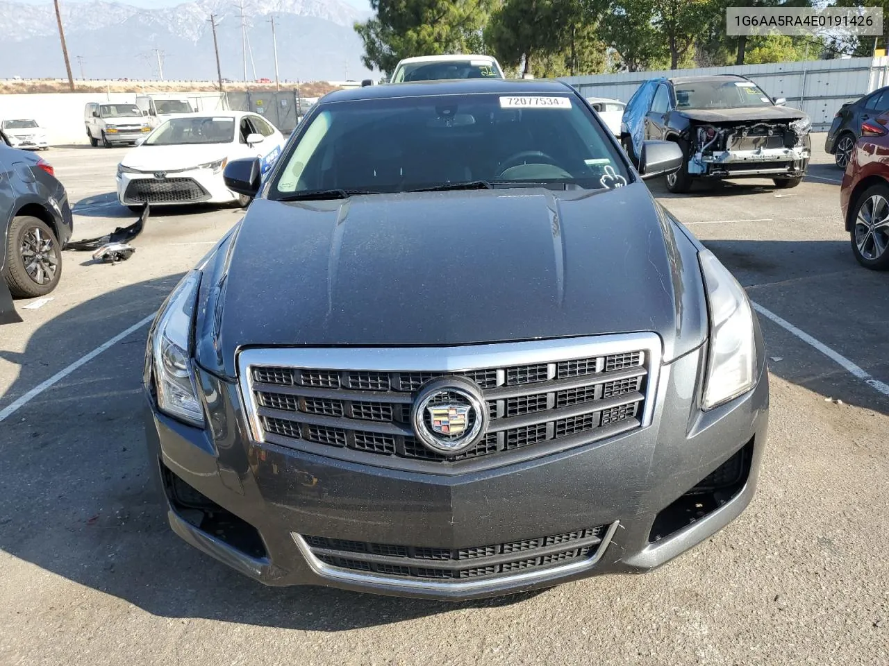 2014 Cadillac Ats VIN: 1G6AA5RA4E0191426 Lot: 72077534