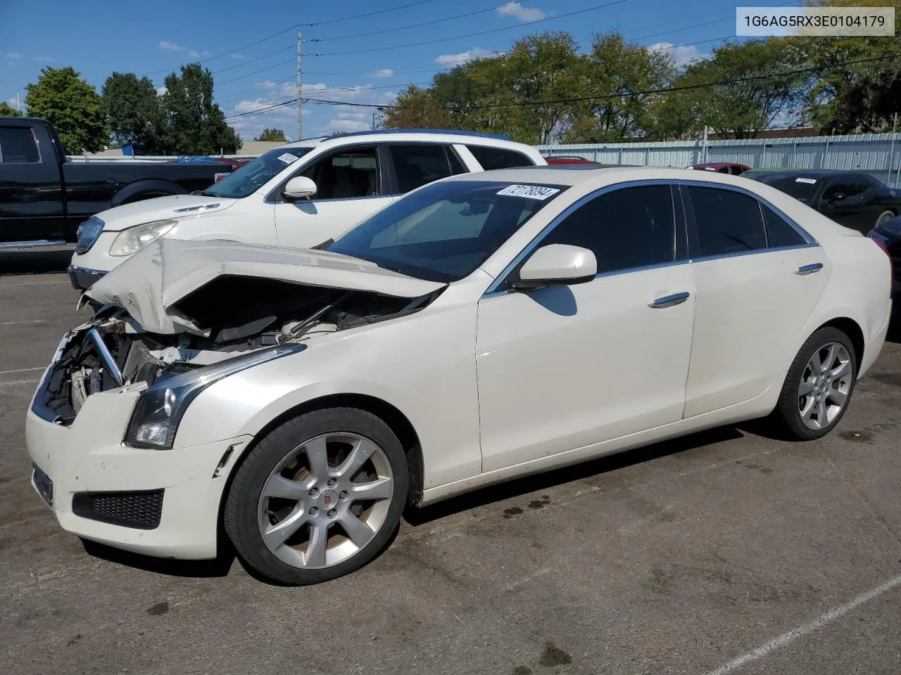 2014 Cadillac Ats VIN: 1G6AG5RX3E0104179 Lot: 72178094