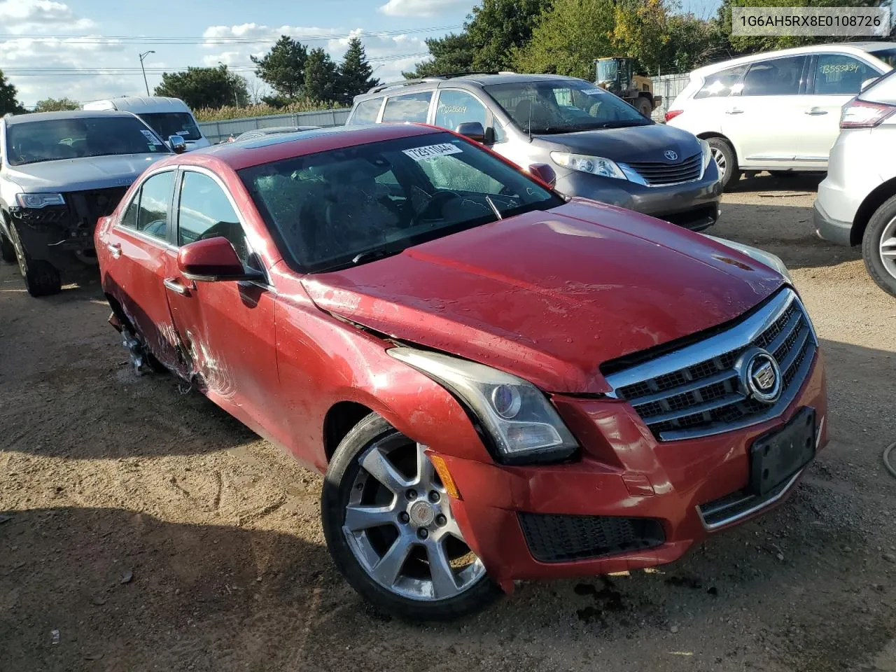 2014 Cadillac Ats Luxury VIN: 1G6AH5RX8E0108726 Lot: 72911044