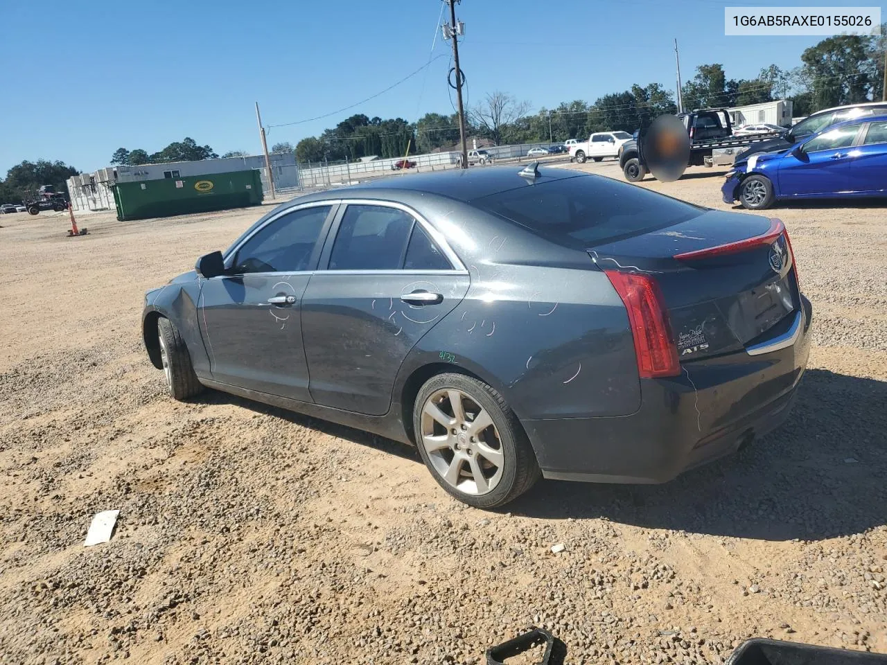 2014 Cadillac Ats Luxury VIN: 1G6AB5RAXE0155026 Lot: 74945304