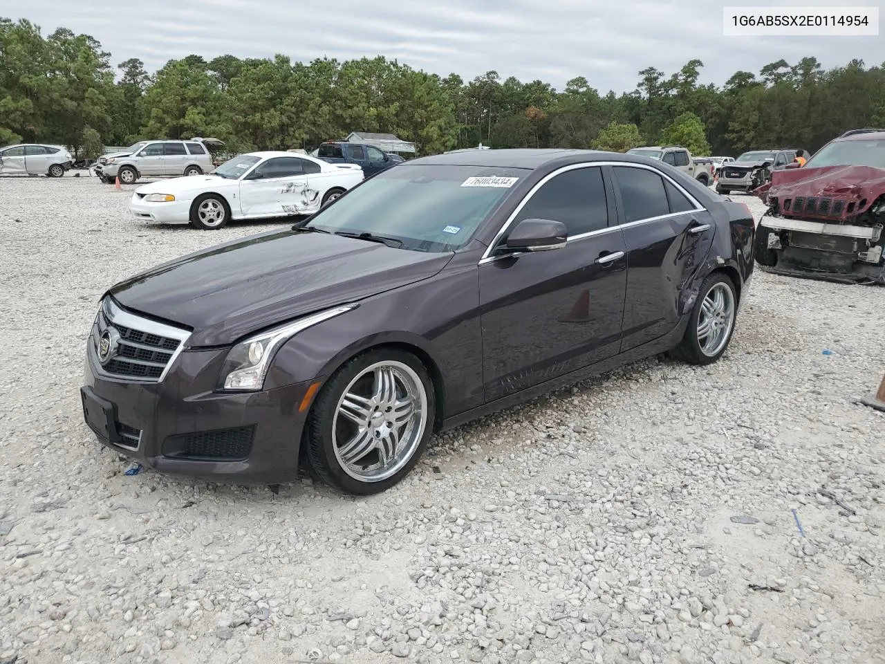 2014 Cadillac Ats Luxury VIN: 1G6AB5SX2E0114954 Lot: 76003434