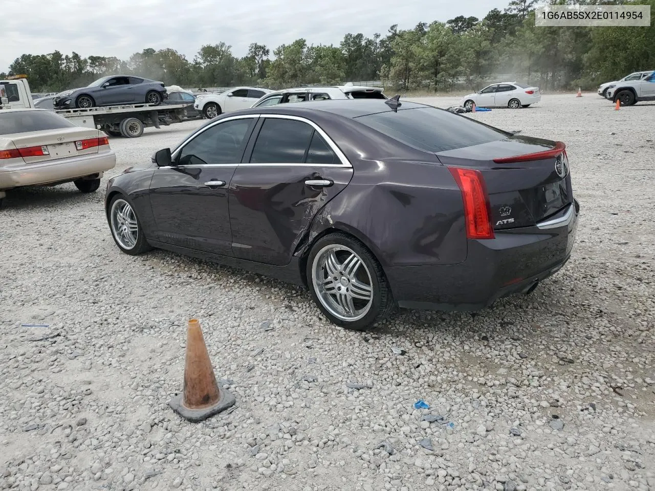 2014 Cadillac Ats Luxury VIN: 1G6AB5SX2E0114954 Lot: 76003434