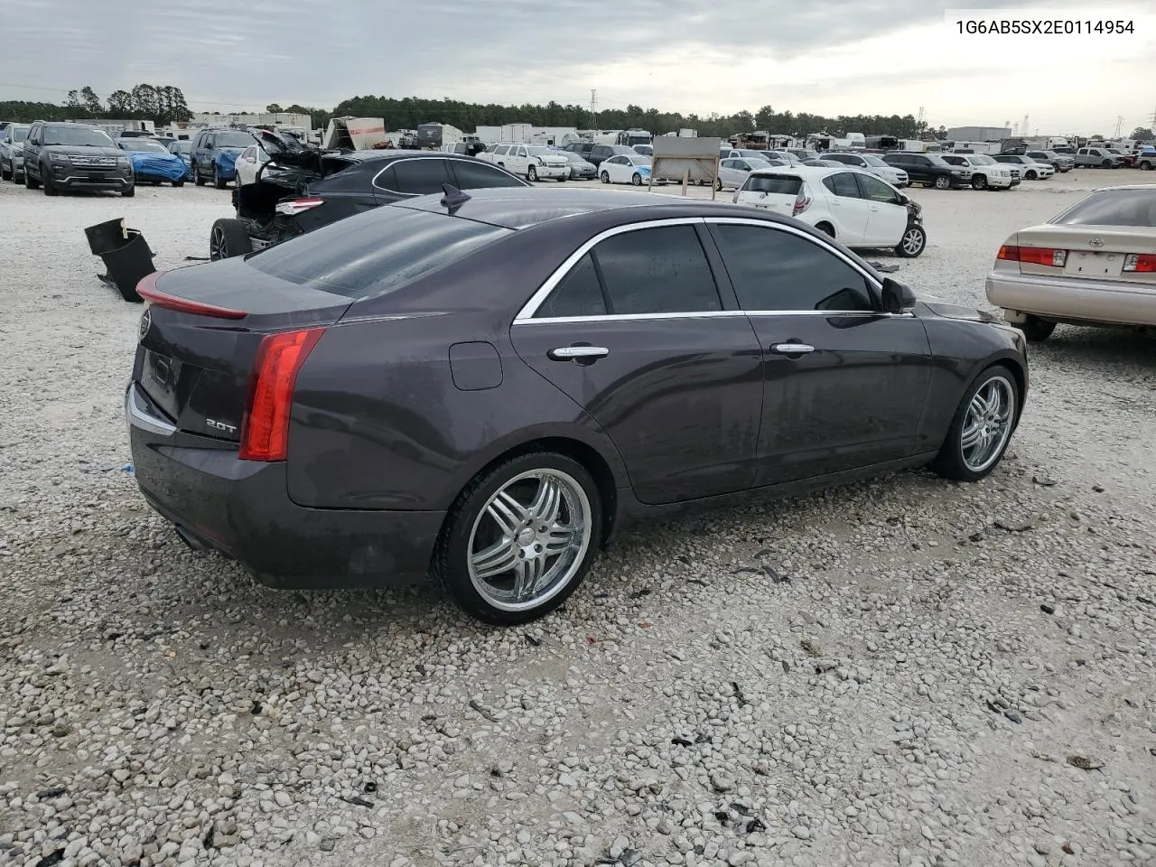 2014 Cadillac Ats Luxury VIN: 1G6AB5SX2E0114954 Lot: 76003434