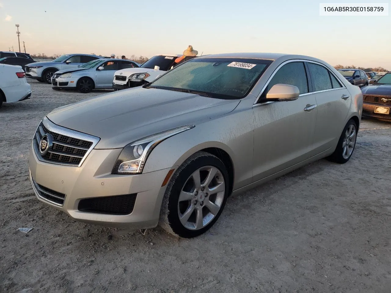 2014 Cadillac Ats Luxury VIN: 1G6AB5R30E0158759 Lot: 78199034