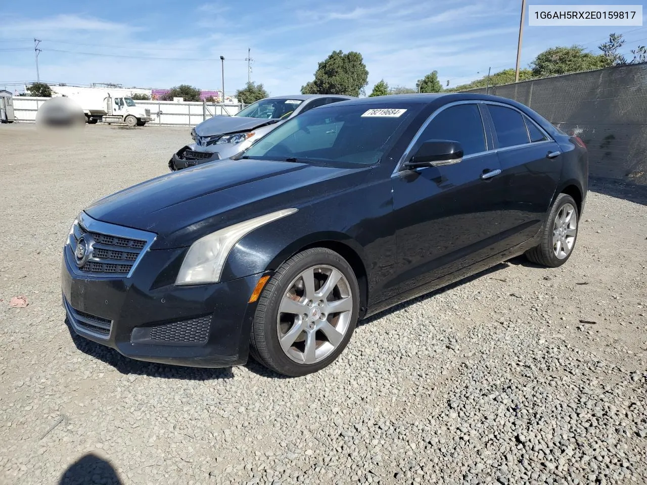 2014 Cadillac Ats Luxury VIN: 1G6AH5RX2E0159817 Lot: 78219684