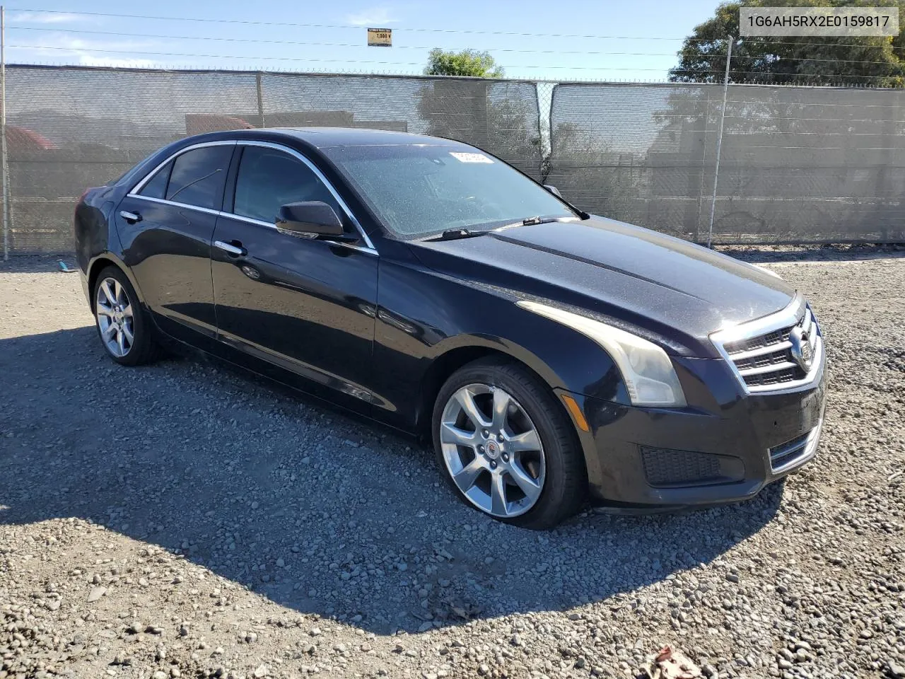 2014 Cadillac Ats Luxury VIN: 1G6AH5RX2E0159817 Lot: 78219684