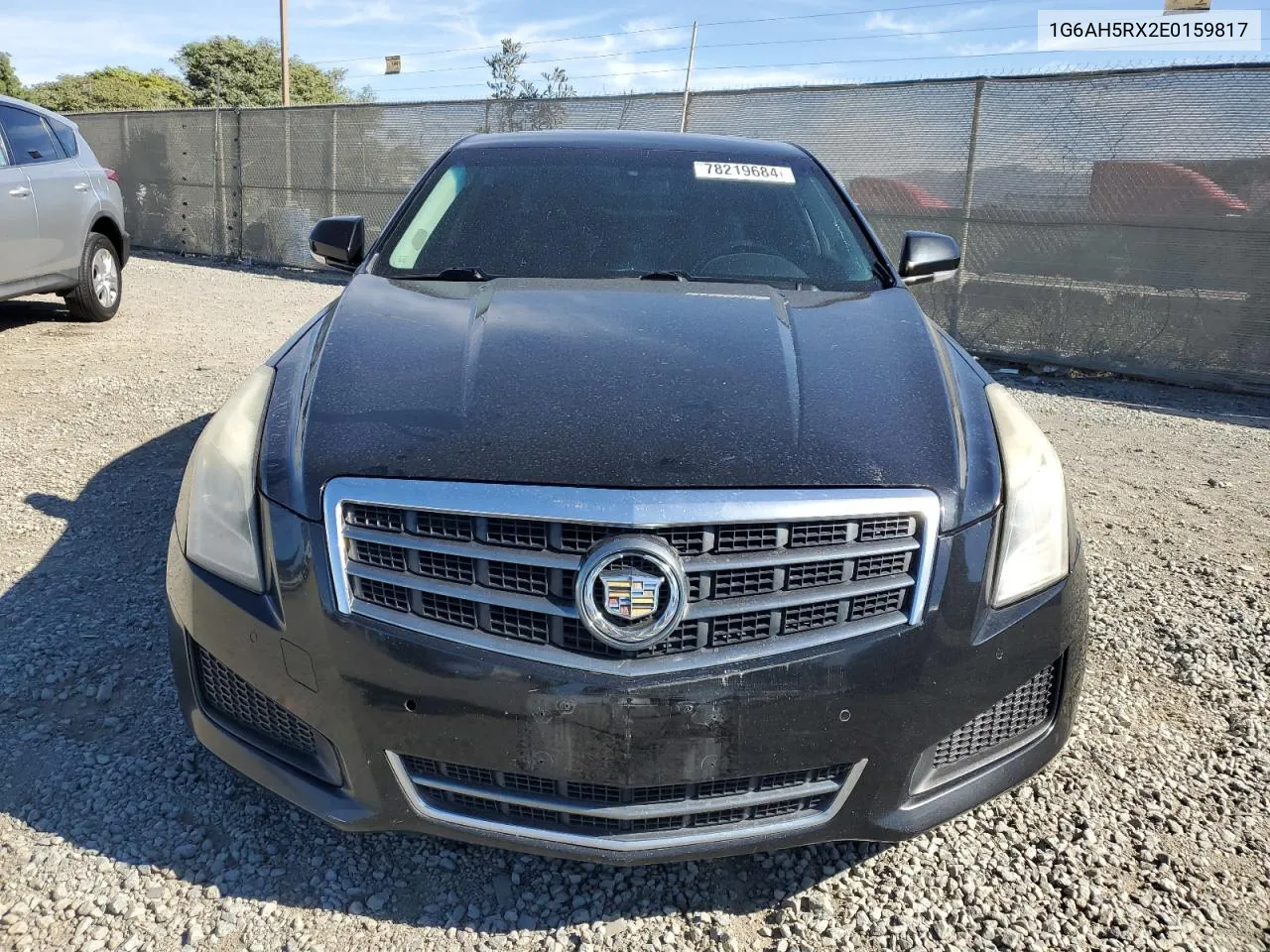 2014 Cadillac Ats Luxury VIN: 1G6AH5RX2E0159817 Lot: 78219684