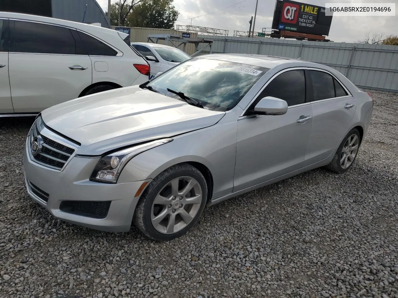 2014 Cadillac Ats Luxury VIN: 1G6AB5RX2E0194696 Lot: 78816314