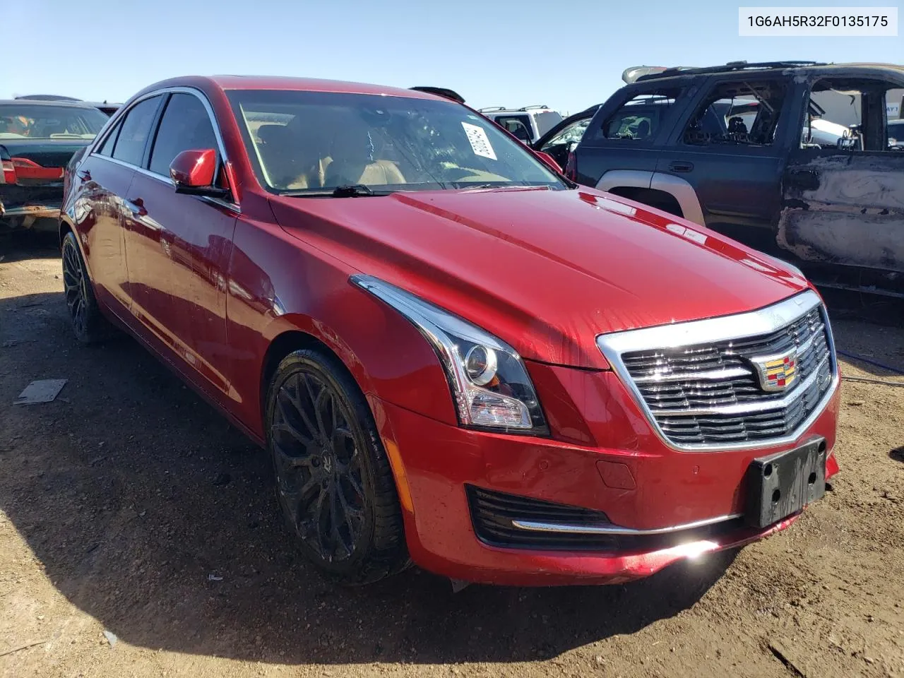 2015 Cadillac Ats Luxury VIN: 1G6AH5R32F0135175 Lot: 50060494