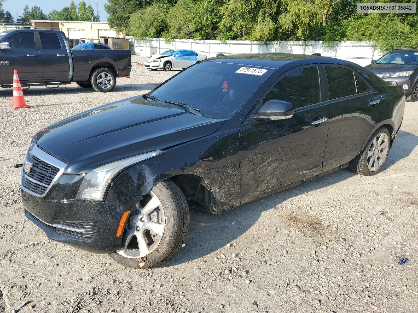 1G6AB5RX7F0106842 2015 Cadillac Ats Luxury