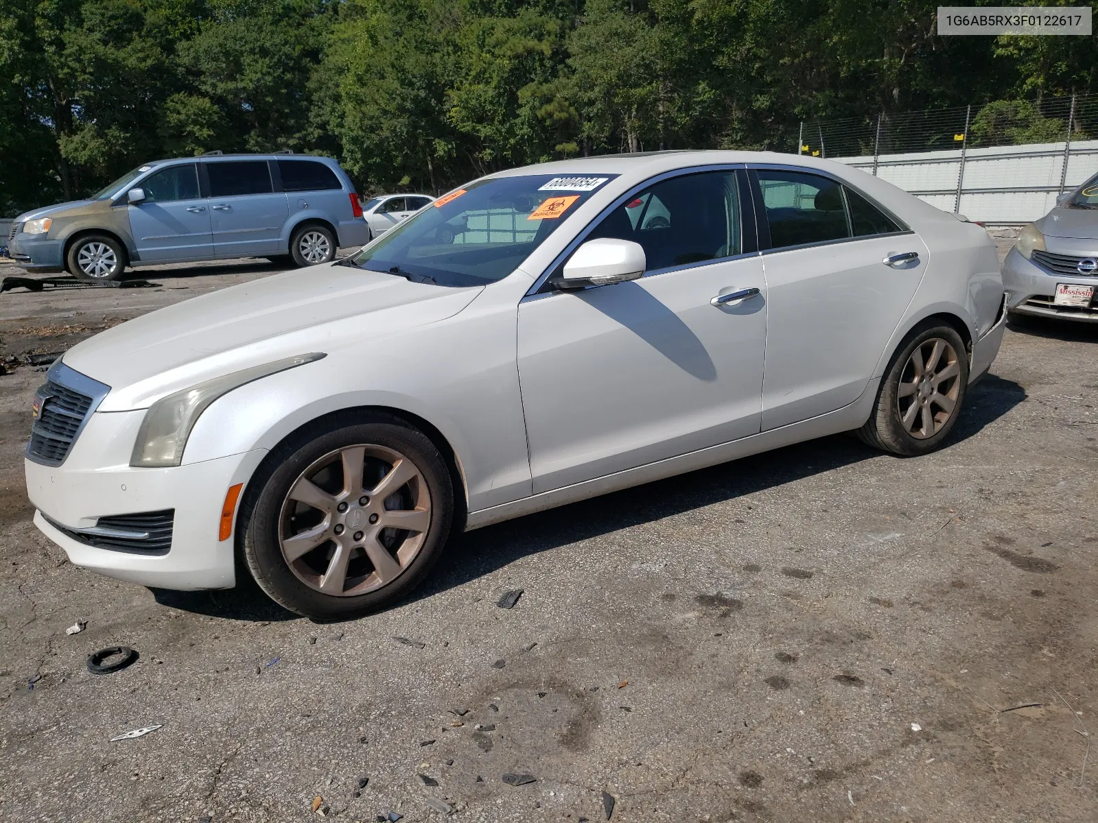 2015 Cadillac Ats Luxury VIN: 1G6AB5RX3F0122617 Lot: 68004854