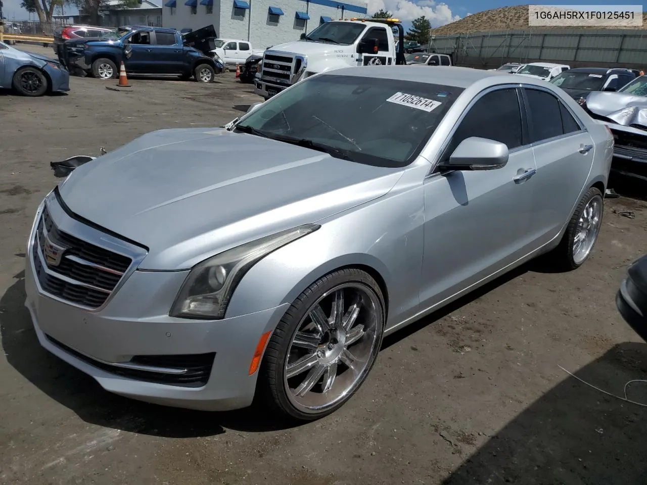 2015 Cadillac Ats Luxury VIN: 1G6AH5RX1F0125451 Lot: 71052614