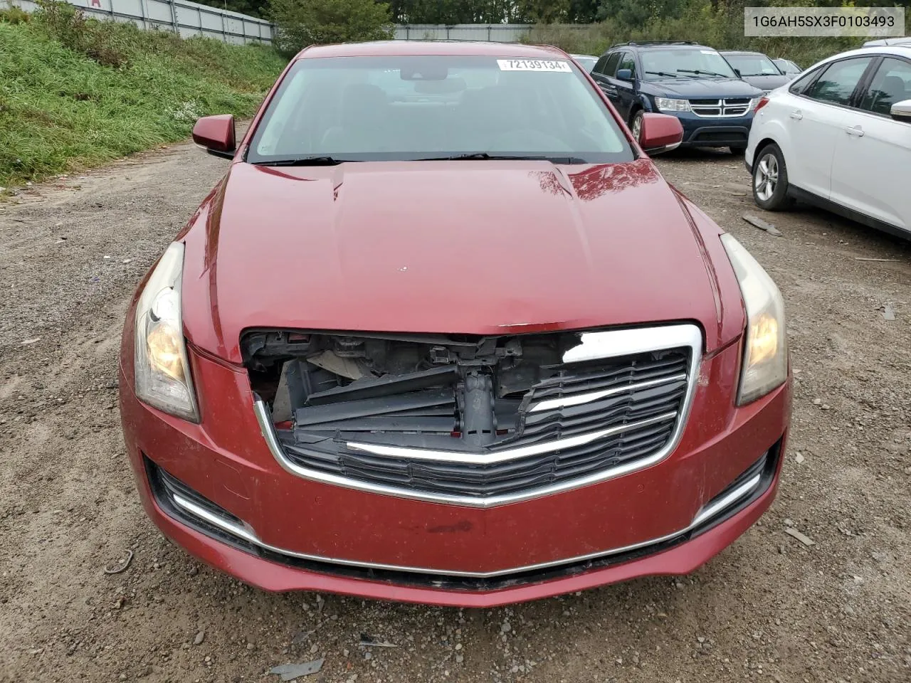 1G6AH5SX3F0103493 2015 Cadillac Ats Luxury