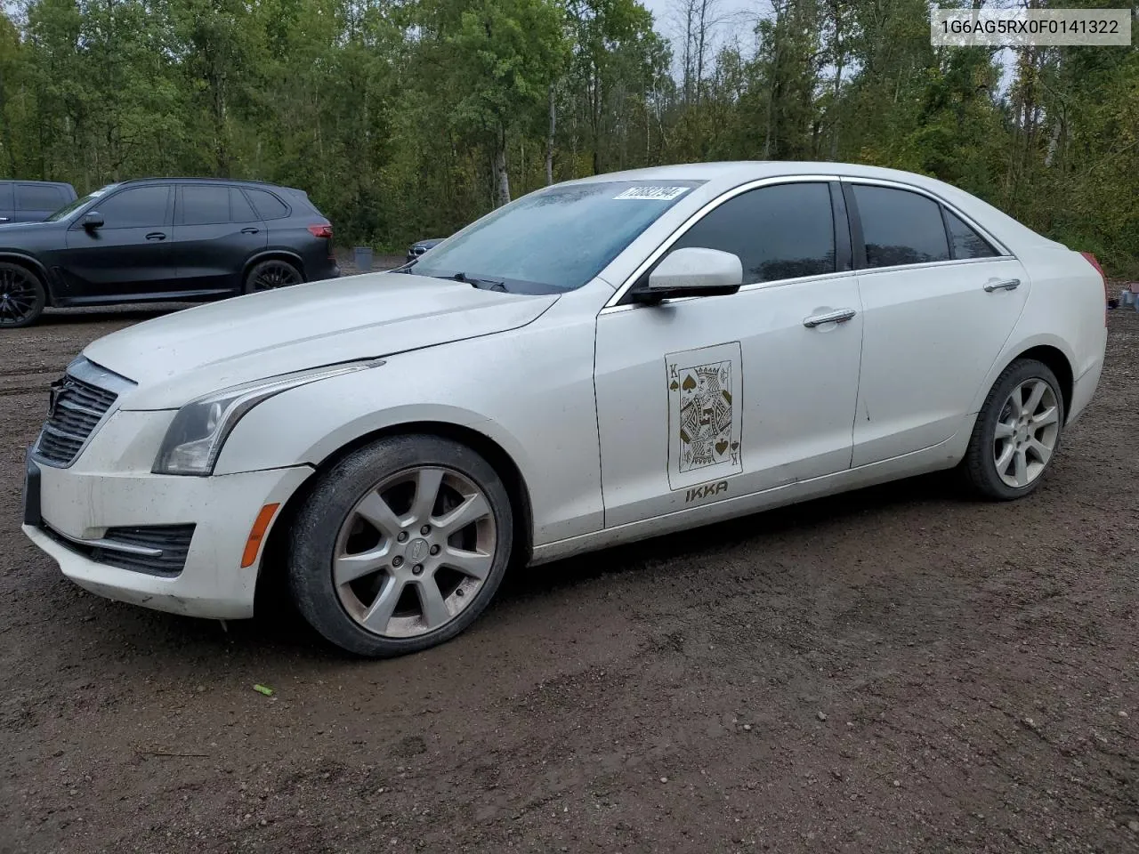 2015 Cadillac Ats VIN: 1G6AG5RX0F0141322 Lot: 72882794