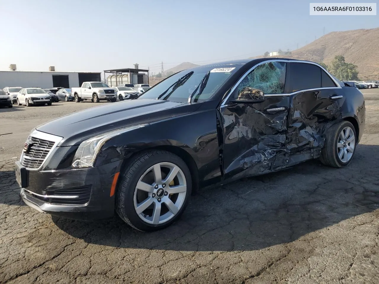 2015 Cadillac Ats VIN: 1G6AA5RA6F0103316 Lot: 73166224