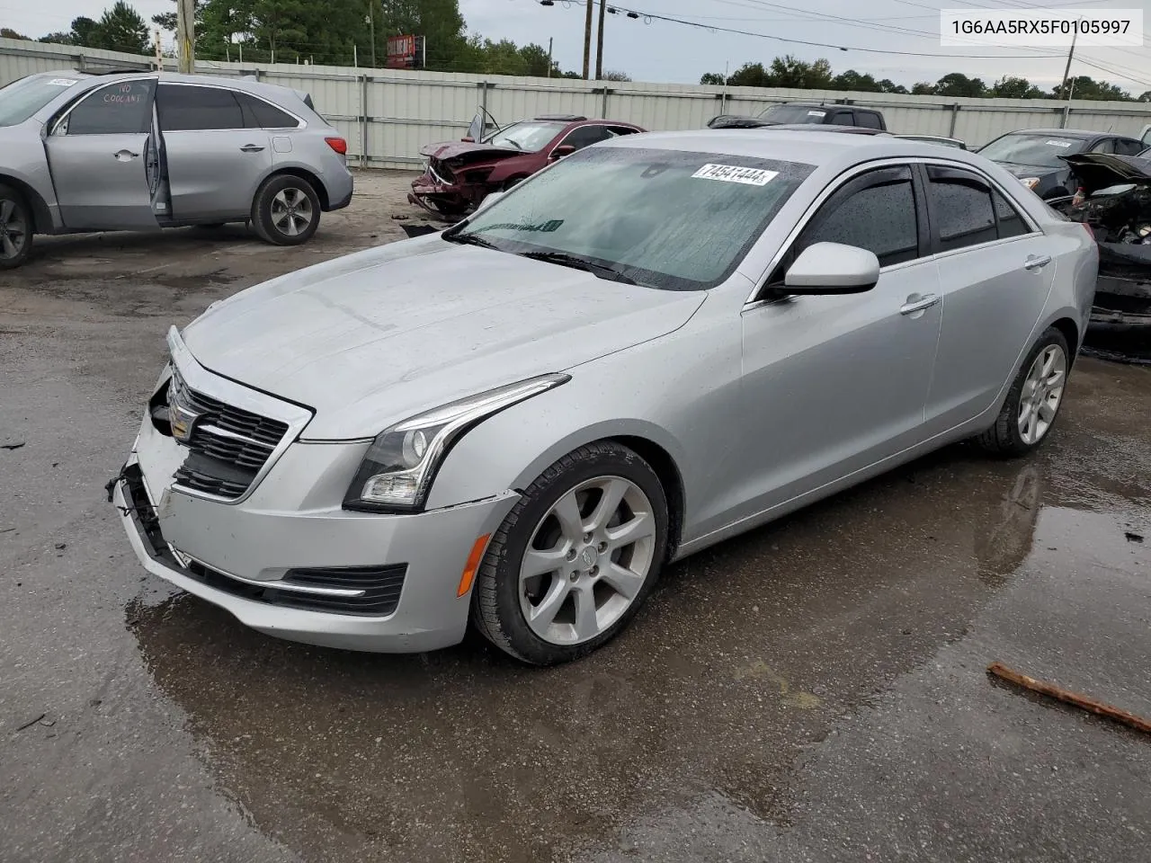 2015 Cadillac Ats VIN: 1G6AA5RX5F0105997 Lot: 74541444