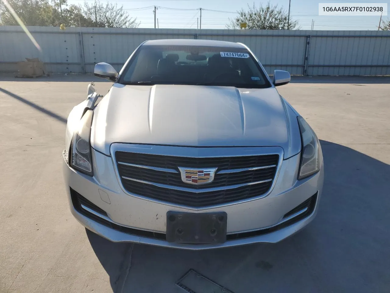 2015 Cadillac Ats VIN: 1G6AA5RX7F0102938 Lot: 74747664