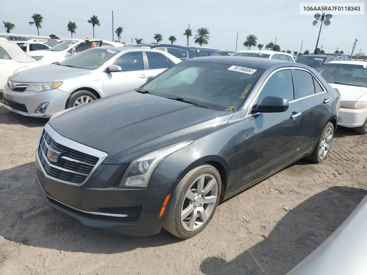 2015 Cadillac Ats VIN: 1G6AA5RA7F0118343 Lot: 76198004