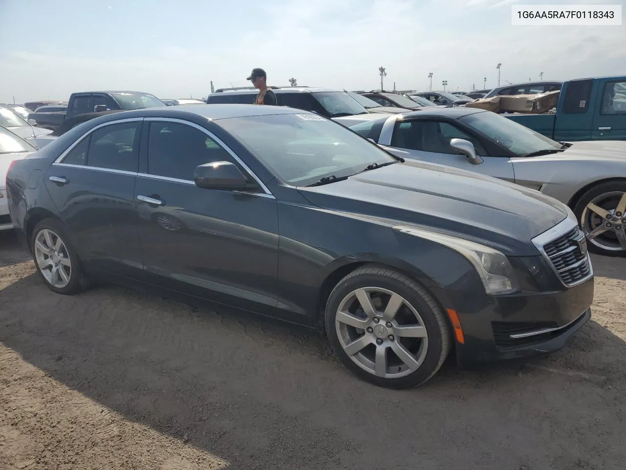 2015 Cadillac Ats VIN: 1G6AA5RA7F0118343 Lot: 76198004