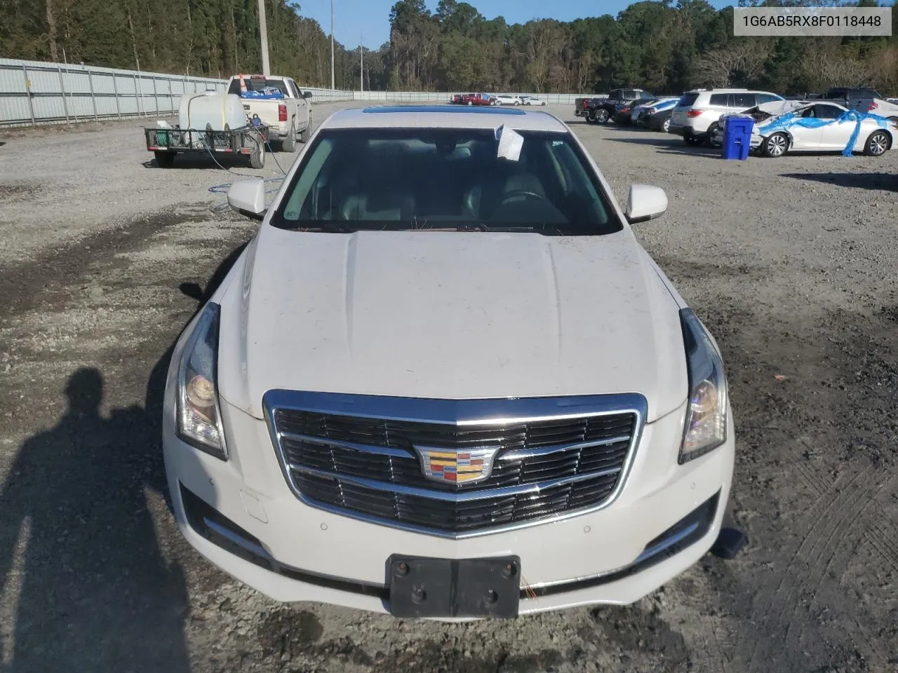 2015 Cadillac Ats Luxury VIN: 1G6AB5RX8F0118448 Lot: 76789784