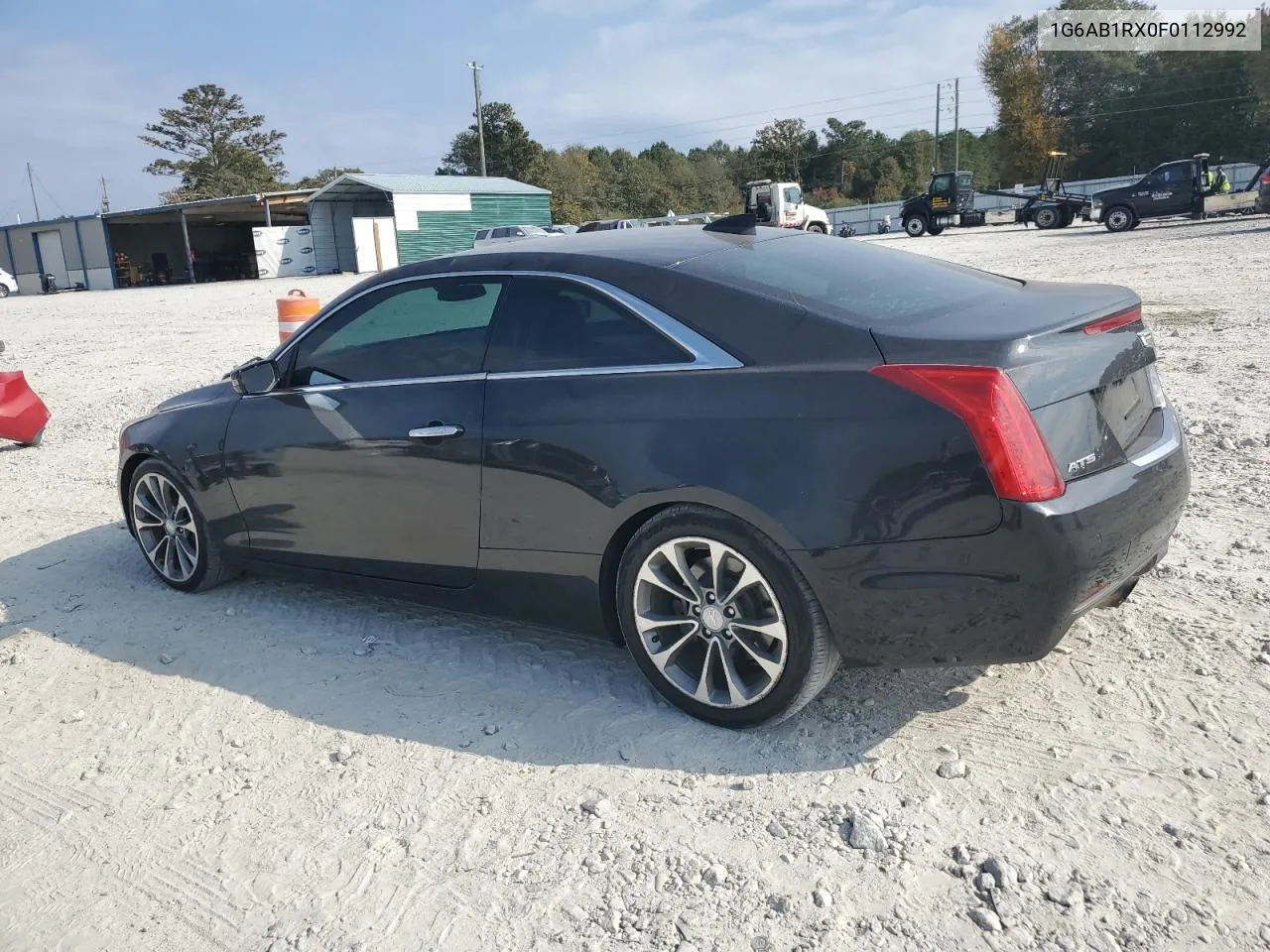 2015 Cadillac Ats Luxury VIN: 1G6AB1RX0F0112992 Lot: 76964404