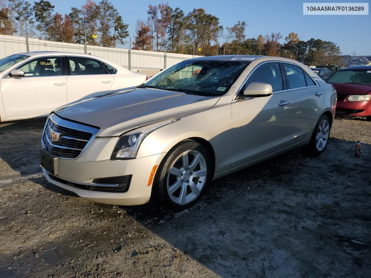 2015 Cadillac Ats VIN: 1G6AA5RA7F0136289 Lot: 78501854