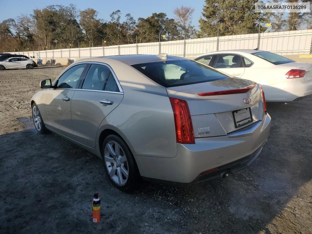 2015 Cadillac Ats VIN: 1G6AA5RA7F0136289 Lot: 78501854