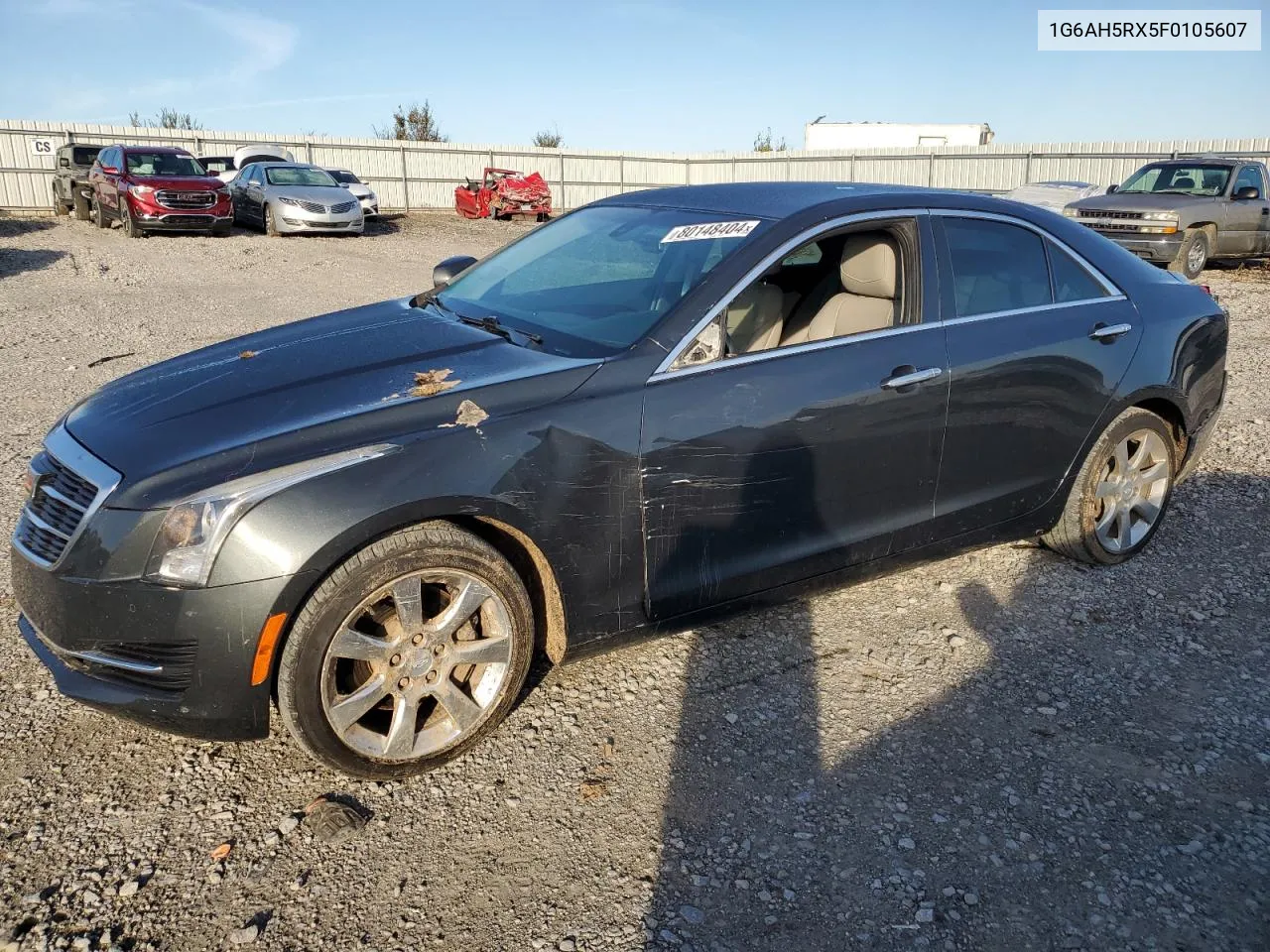 2015 Cadillac Ats Luxury VIN: 1G6AH5RX5F0105607 Lot: 80148404