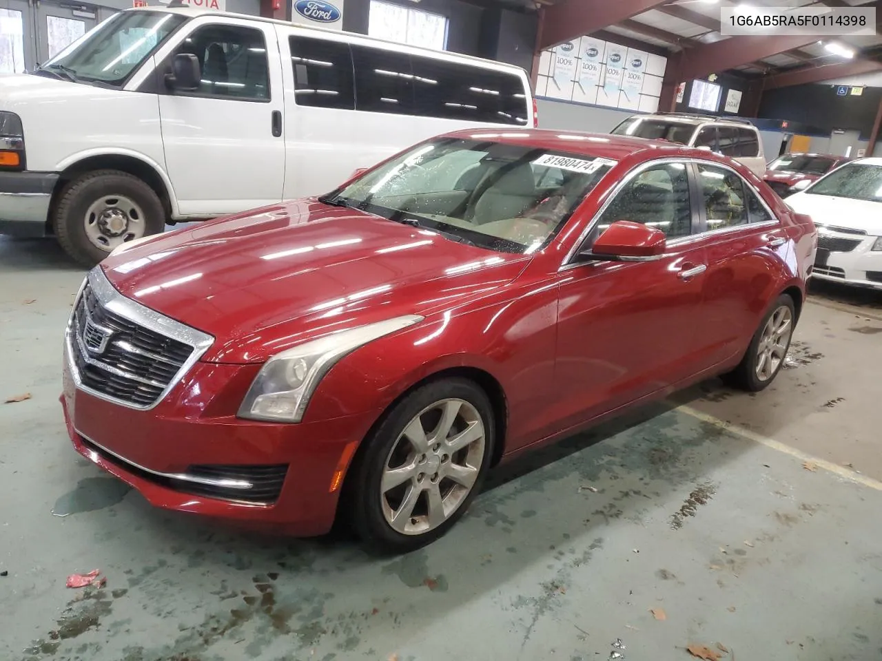 2015 Cadillac Ats Luxury VIN: 1G6AB5RA5F0114398 Lot: 81980474