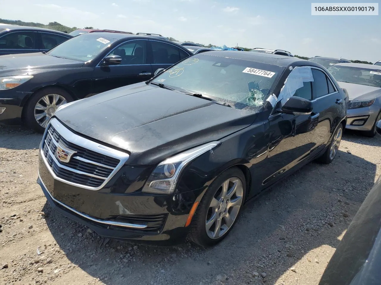 1G6AB5SXXG0190179 2016 Cadillac Ats Luxury